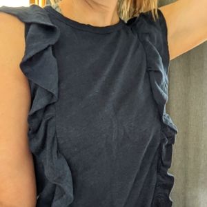 NWOT J.Crew Ruffled Tank Top